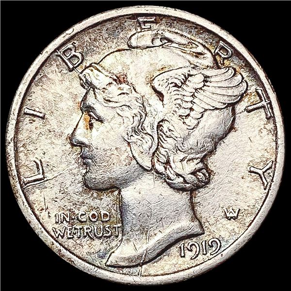 1919-S Mercury Dime CLOSELY UNCIRCULATED