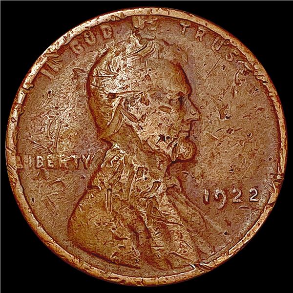 1922 No D Wheat Cent LIGHTLY CIRCULATED