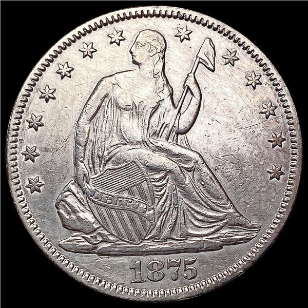1875 Seated Liberty Half Dollar UNCIRCULATED