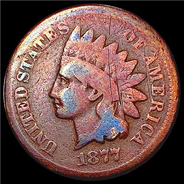 1877 Indian Head Cent NICELY CIRCULATED