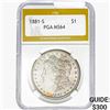 Image 1 : 1881-S Morgan Silver Dollar PGA MS64