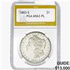 Image 1 : 1883-S Morgan Silver Dollar PGA MS63 PL