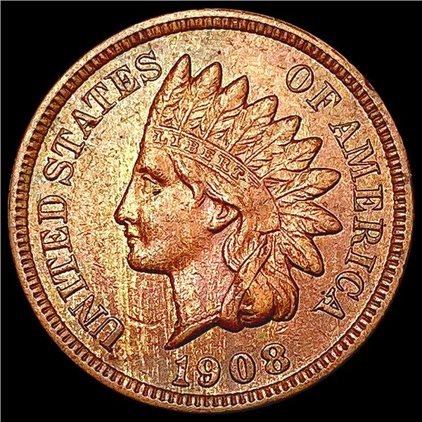 1908-S Indian Head Cent CHOICE AU