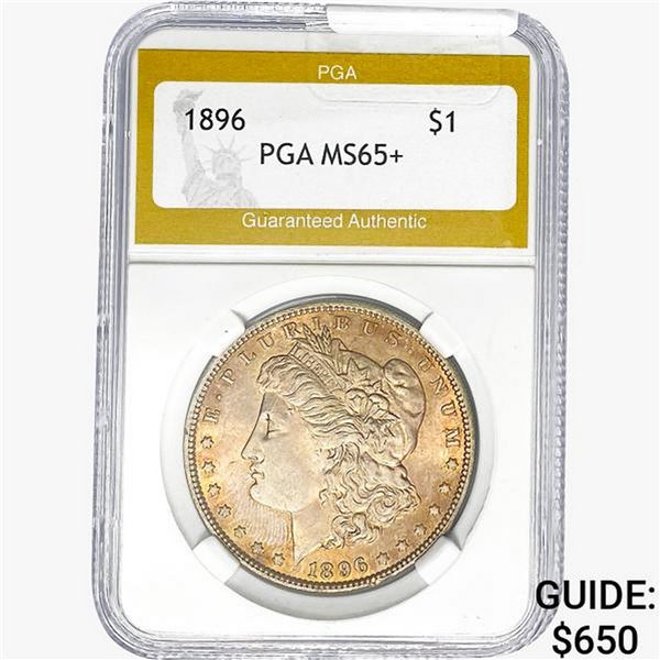 1896 Morgan Silver Dollar PGA MS65+