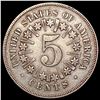 Image 2 : 1866 Rays Shield Nickel LIGHTLY CIRCULATED