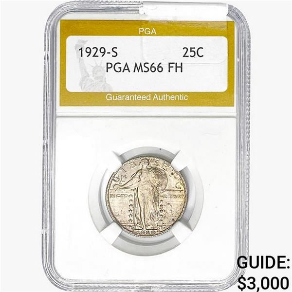 1929-S Standing Liberty Quarter PGA MS66 FH
