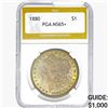 Image 1 : 1880 Morgan Silver Dollar PGA MS65+