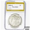 Image 1 : 1890-O Morgan Silver Dollar PGA MS64