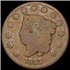 Image 1 : 1827 Coronet Head Large Cent NICELY CIRCULATED