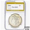 Image 1 : 1903 Morgan Silver Dollar PGA MS65