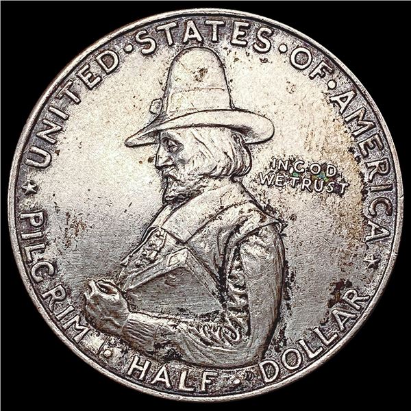 1920 Pilgrim Half Dollar CHOICE AU