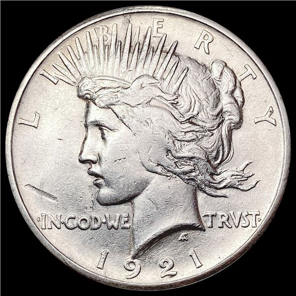 1921 Silver Peace Dollar CHOICE AU