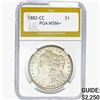 Image 1 : 1882-CC Morgan Silver Dollar PGA MS66+
