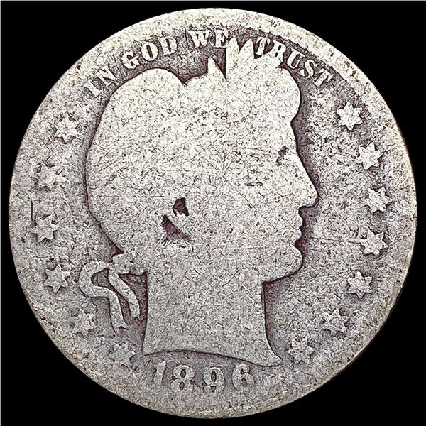 1896-O Barber Quarter NICELY CIRCULATED
