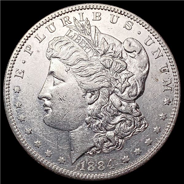 1884-S Morgan Silver Dollar CHOICE AU