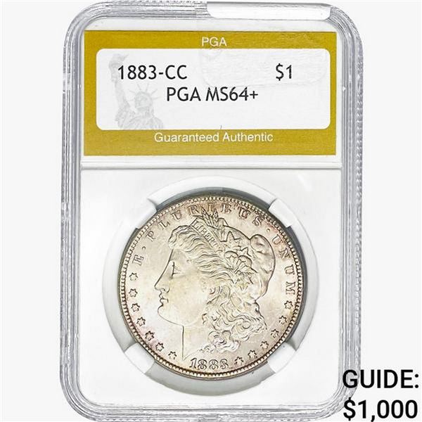 1883-CC Morgan Silver Dollar PGA MS64+