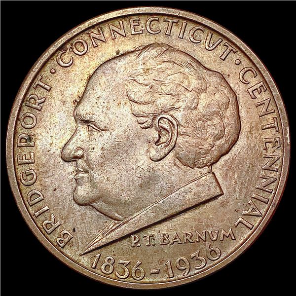 1936 Bridgeport Half Dollar UNCIRCULATED