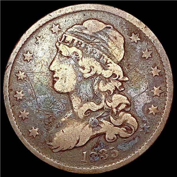 1835 Capped Bust Quarter NICELY CIRCULATED