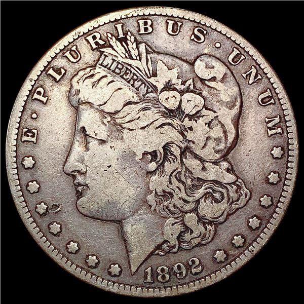 1892-S Morgan Silver Dollar LIGHTLY CIRCULATED