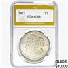 Image 1 : 1921 Morgan Silver Dollar PGA MS66