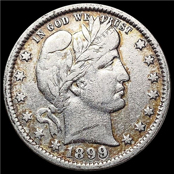 1899 Barber Quarter NEARLY UNCIRCULATED