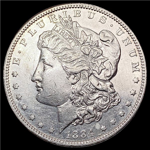 1884-S Morgan Silver Dollar CLOSELY UNCIRCULATED