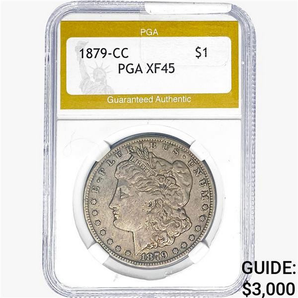 1879-CC Morgan Silver Dollar PGA XF45