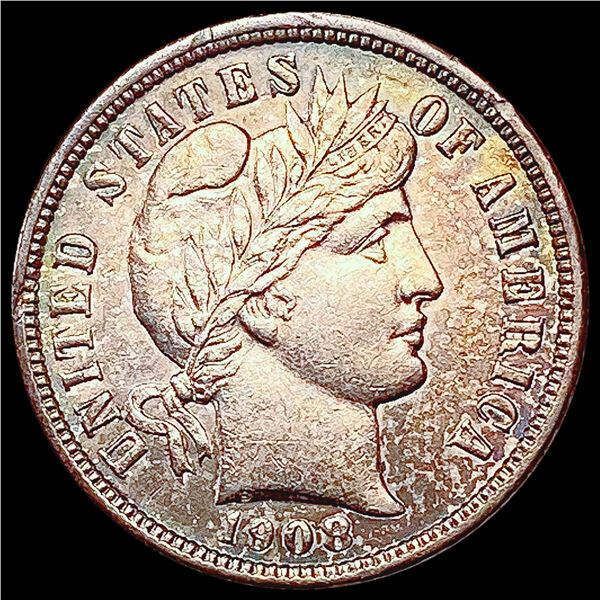1908-D Barber Dime UNCIRCULATED
