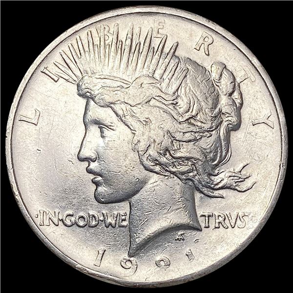 1921 Silver Peace Dollar GEM BU