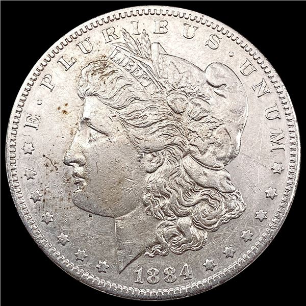 1884-S Morgan Silver Dollar CHOICE AU