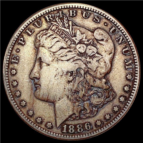 1886-S Morgan Silver Dollar LIGHTLY CIRCULATED