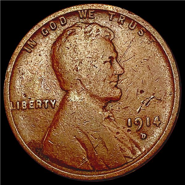 1914-D Wheat Cent NICELY CIRCULATED