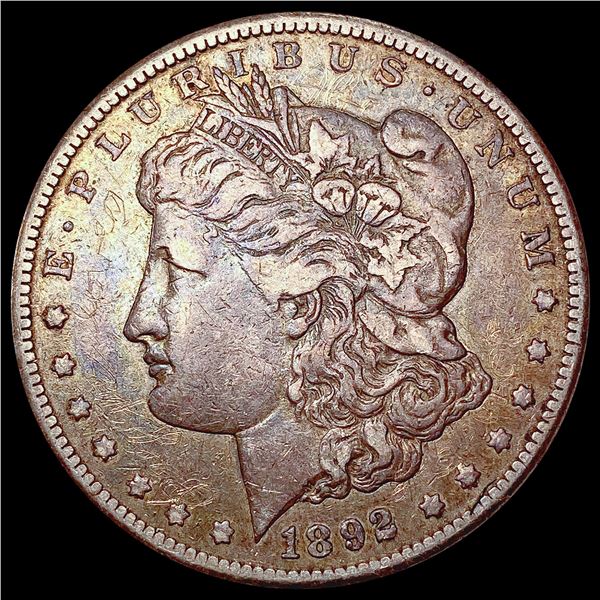 1892-CC Morgan Silver Dollar LIGHTLY CIRCULATED