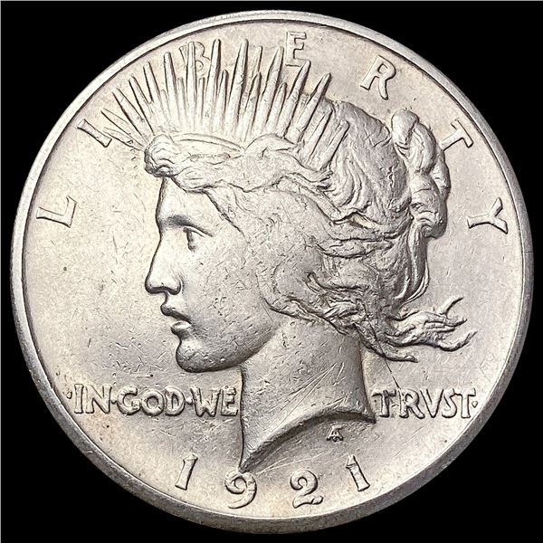1921 Silver Peace Dollar GEM BU
