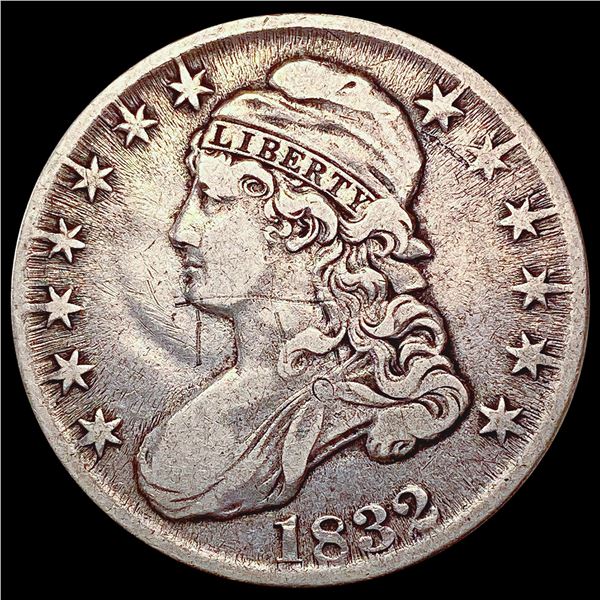 1832 Capped Bust Half Dollar LIGHTLY CIRCULATED