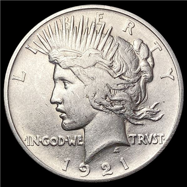1921 Silver Peace Dollar GEM BU