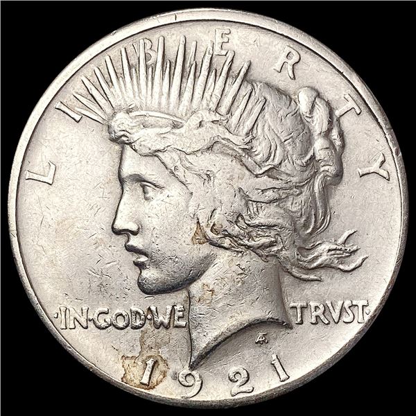 1921 Silver Peace Dollar GEM BU