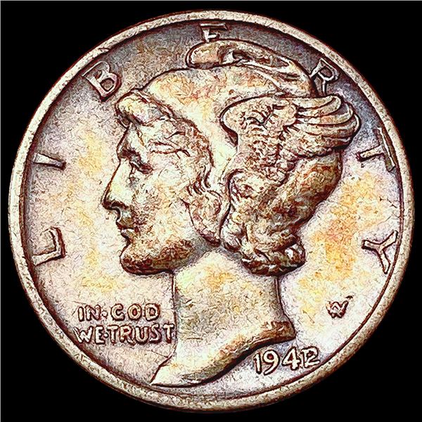 1942/1 Mercury Dime NEARLY UNCIRCULATED