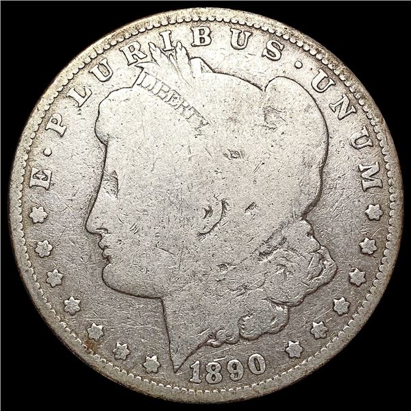 1890-CC Morgan Silver Dollar LIGHTLY CIRCULATED