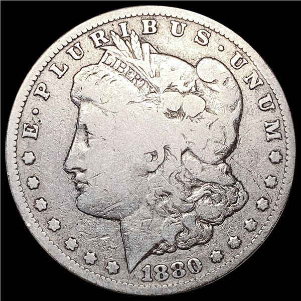 1880-CC Rev 78 Morgan Silver Dollar LIGHTLY CIRCULATED