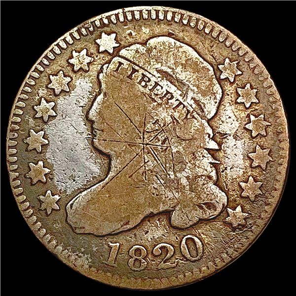 1820 Capped Bust Dime NICELY CIRCULATED