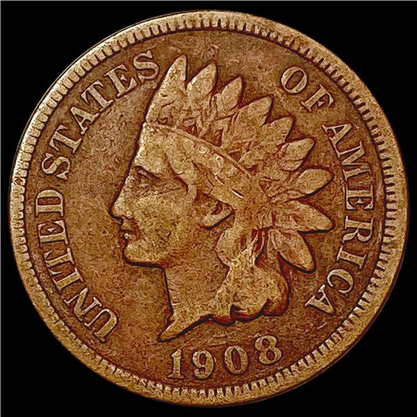 1908-S Indian Head Cent NICELY CIRCULATED