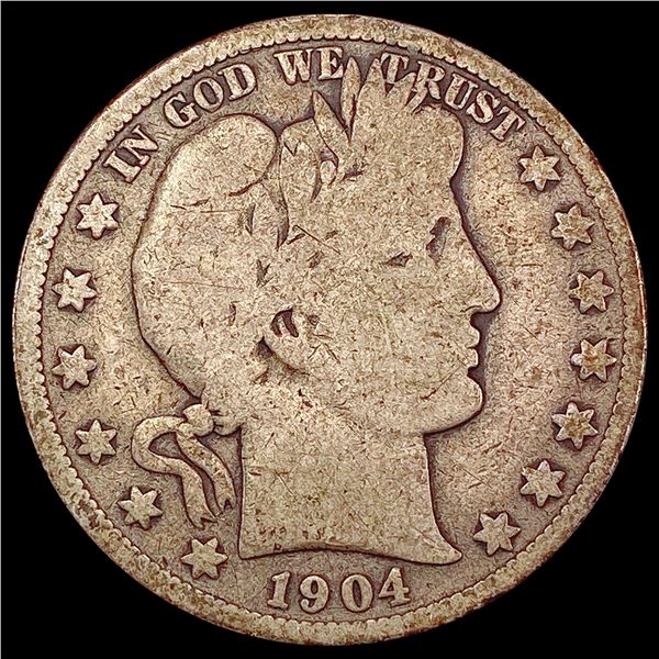 1904-S Barber Half Dollar NICELY CIRCULATED