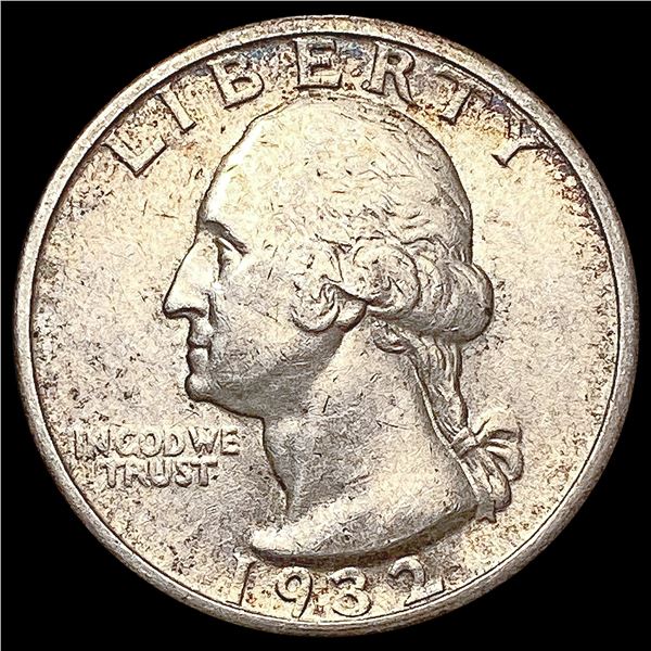 1932-S Washington Silver Quarter NEARLY UNCIRCULATED