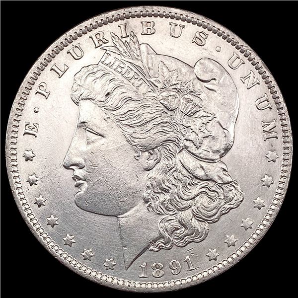 1891 Morgan Silver Dollar CHOICE AU