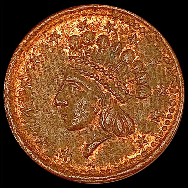 1864 Civil War "Union Forever" Token CHOICE AU