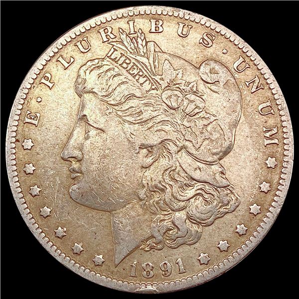 1891-O Morgan Silver Dollar NEARLY UNCIRCULATED