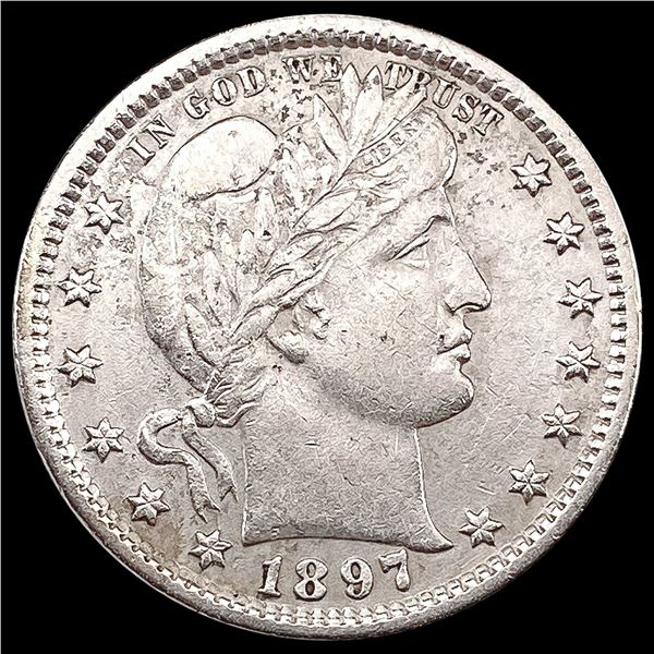 1897 Barber Quarter CLOSELY UNCIRCULATED