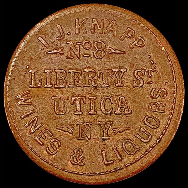 Libert Utica Civil War Token CLOSELY UNCIRCULATED