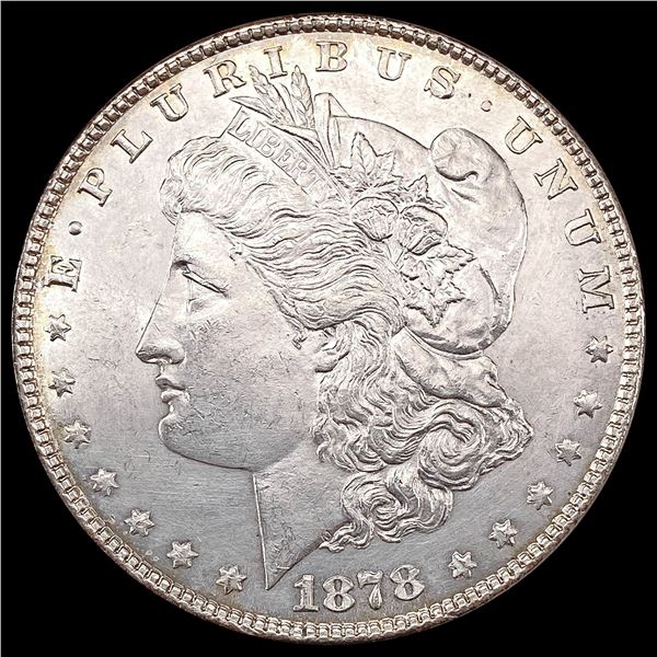 1878 8TF Morgan Silver Dollar GEM BU